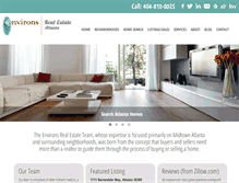 Tablet Screenshot of environsrealestate.com